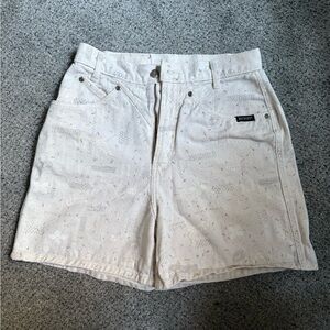 Vintage Rocky Mountain Clothing Co. Denim organic print 5” western cut shorts